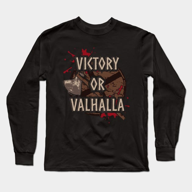 victory or valhalla - new Long Sleeve T-Shirt by FandomizedRose